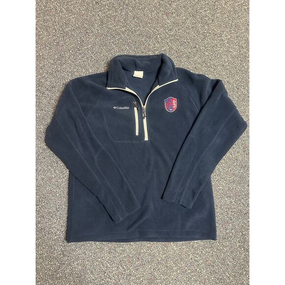 Columbia Fleece Quarter Zip St. Louis CITY SC Pull Over Sweater - Picture 1 of 5